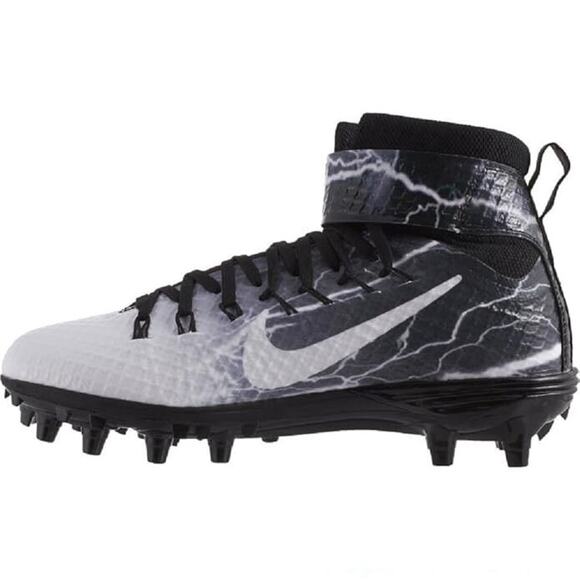 Nike Lunarbeast Elite TD Lightning Black/White 847099-010 Men Football Cleats 9 main image 5